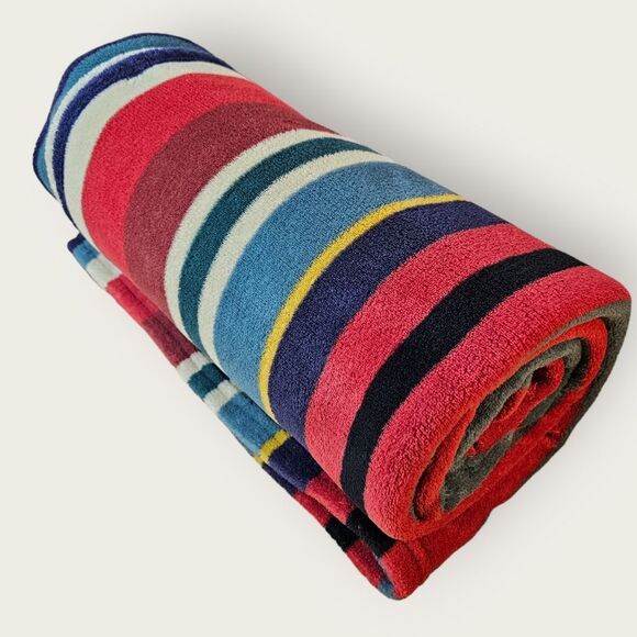 Lauren Ralph Lauren Striped Fleece Throw Blanket - Picture 10 of 10